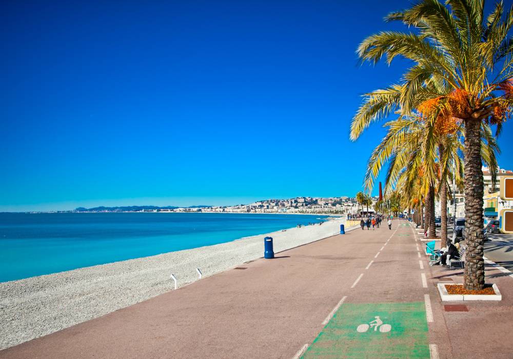 con đường Promenade des Anglais