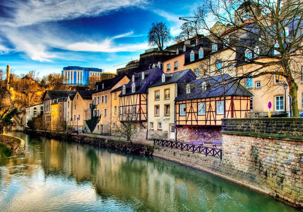 khu phố cổ thành phố Luxembourg