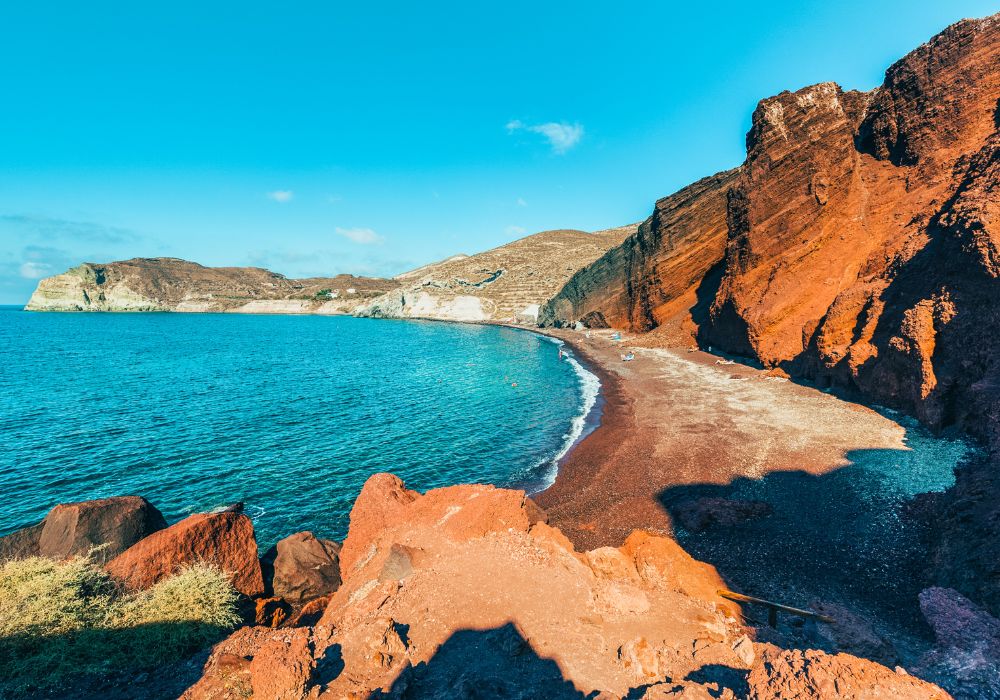 Bãi biển đỏ, Santorini