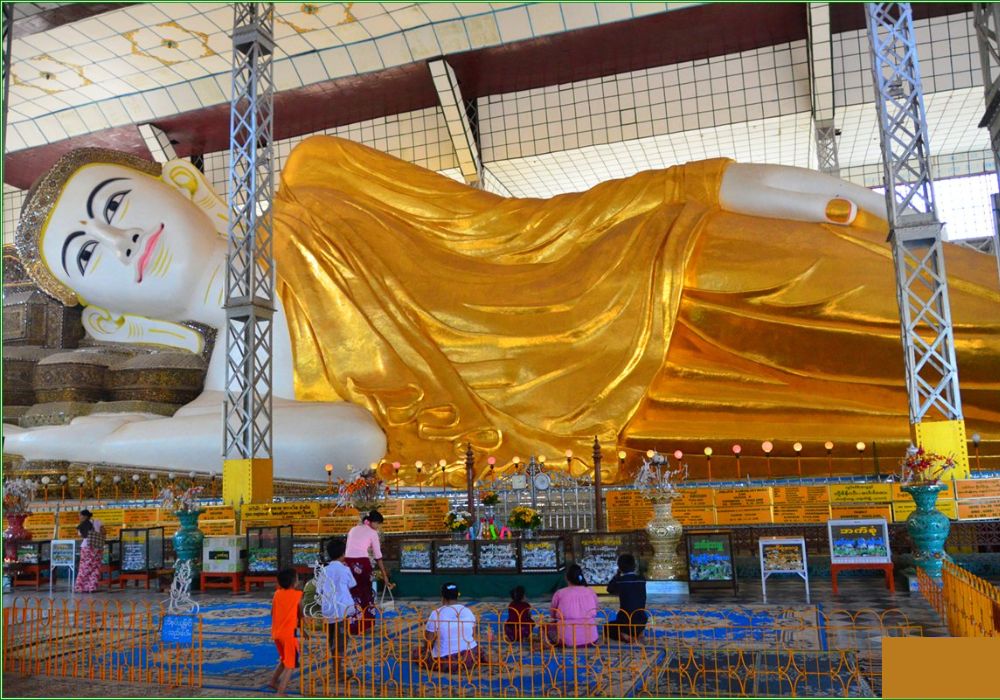 Chùa Phật nằm Shwei Tha Lyaung 