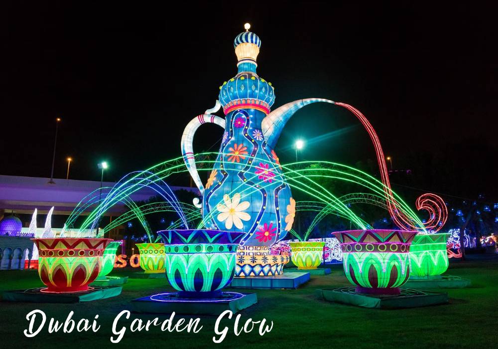 Dubai garden glow