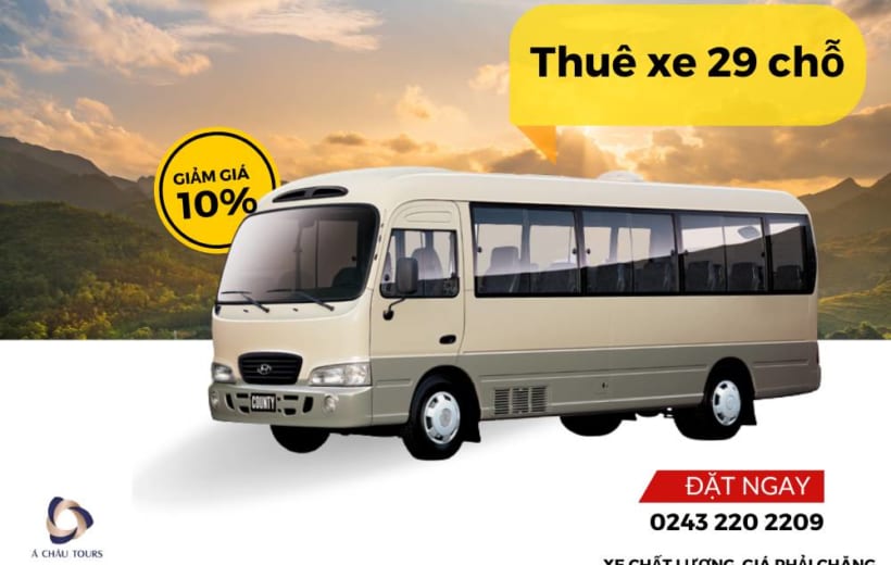Thuê xe du lịch 29 chỗ