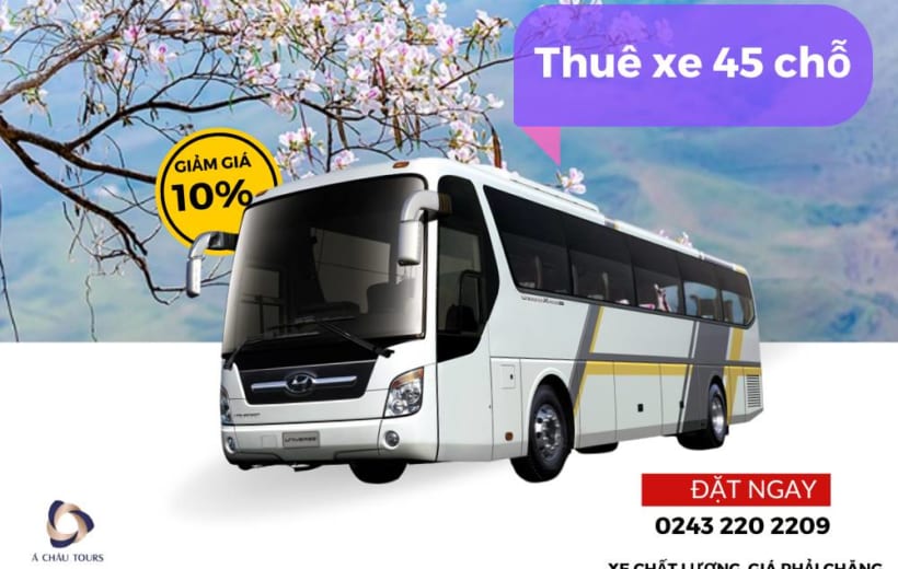 Thuê xe du lịch 45 chỗ