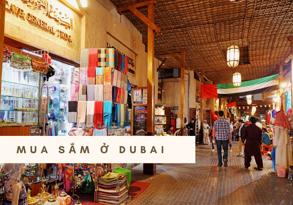 mua sắm ở Dubai