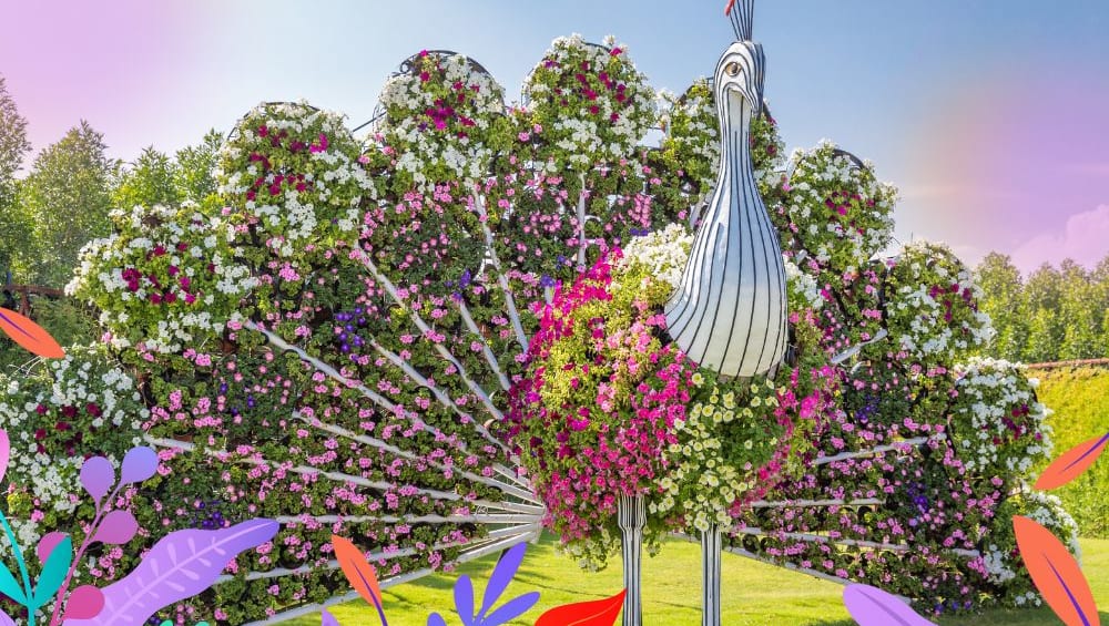 vườn hoa kỳ diệu Dubai